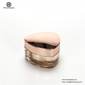 HXL219 Bocal cosmétique acrylique vide rond de luxe